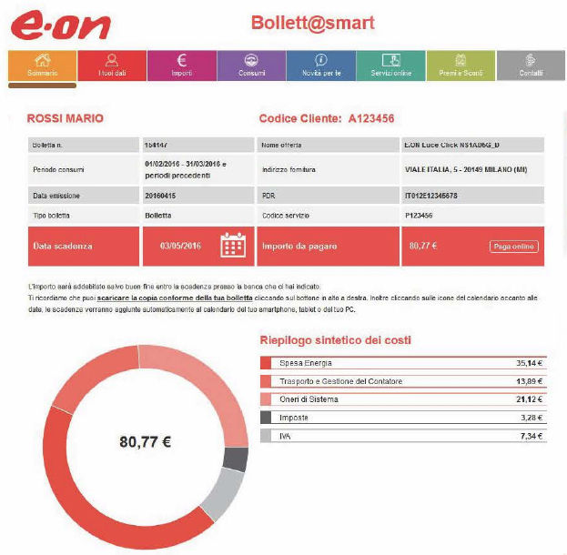 bolletta smart eon