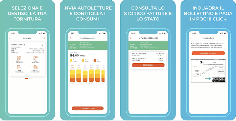 app windtre luce gas