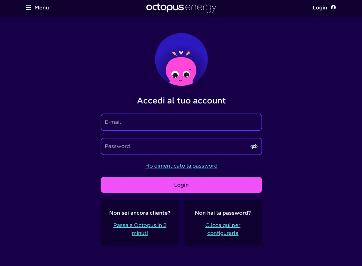 Octofriends codice e area clienti: login (octopusenergy.it)