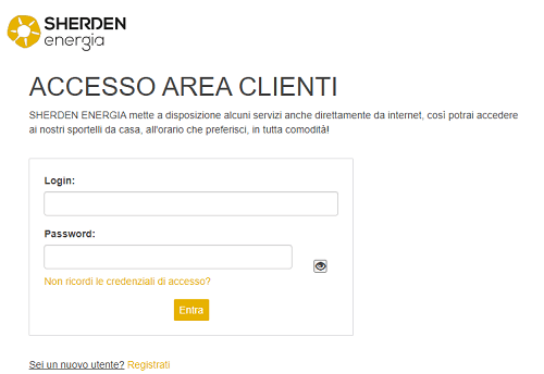 Sherden Energia Sportello Web