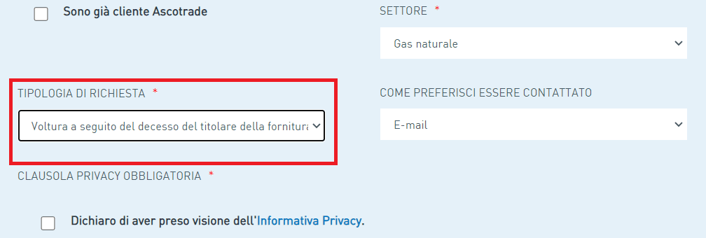 Per farti mandare le istruzioni da Ascotrade, devi inviare una richiesta dal sito voltura-per-decesso