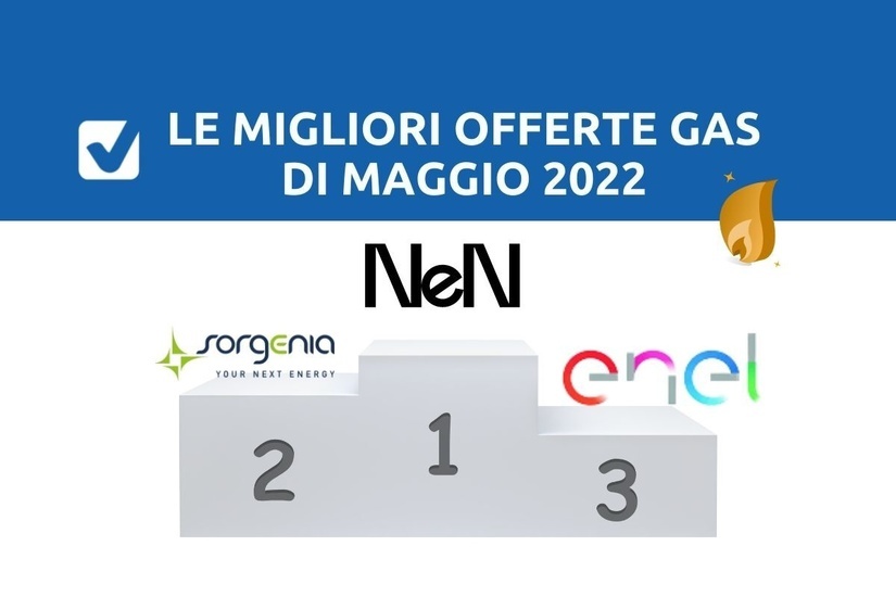 Offerte gas maggio 2022