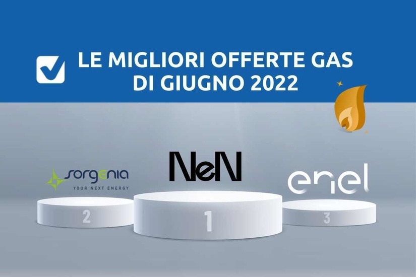 Offerte gas giugno 2022