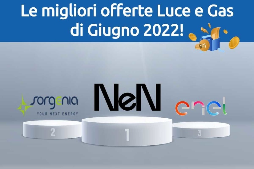 Offerte luce e gas giugno 2022