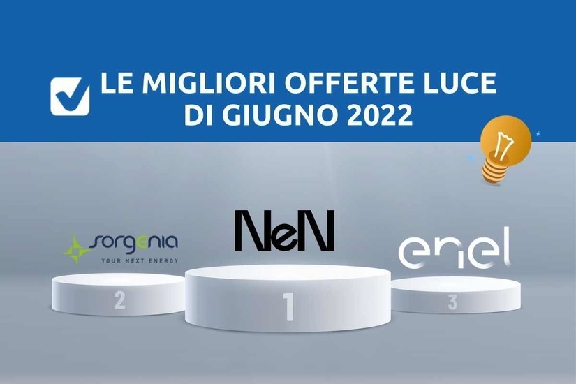 Offerte luce giugno 2022