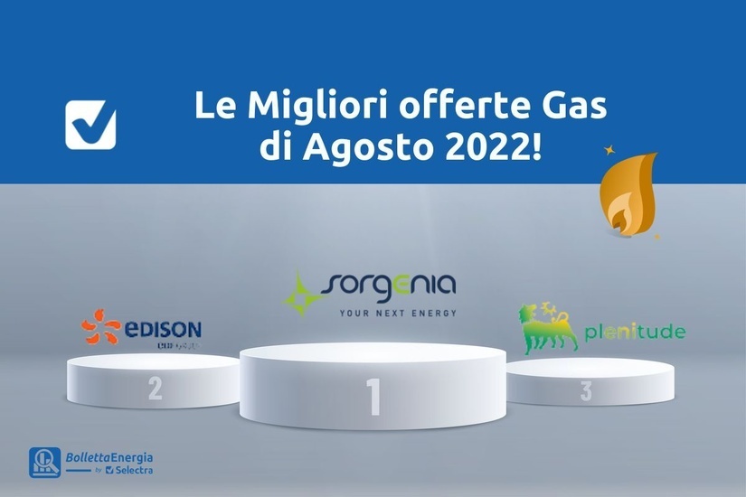 Offerte gas agosto 2022