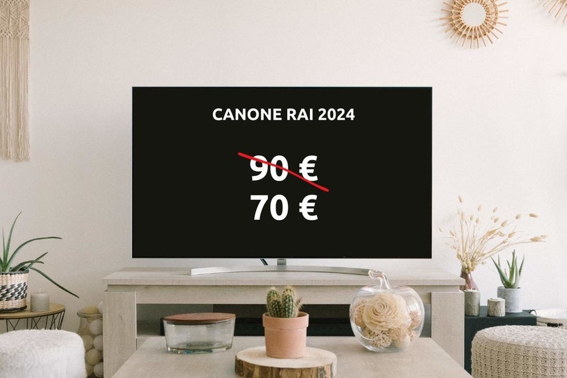 Canone RAI 2024 sconto 70 euro