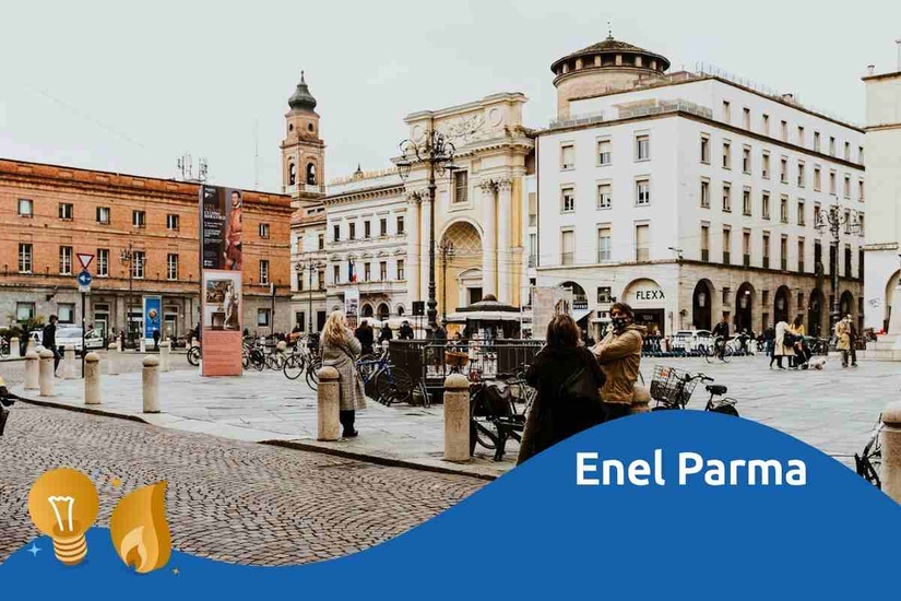 Dove si trova lo Spazio Enel Parma, quali sono gli orari di apertura e il numero di telefono.	