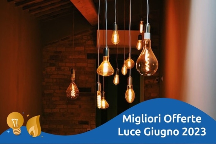 Grazie alle migliori offerte luce di giugno 2023 risparmi sulla tua bolletta!